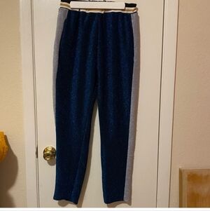 Blue and Silver Glitter Pants